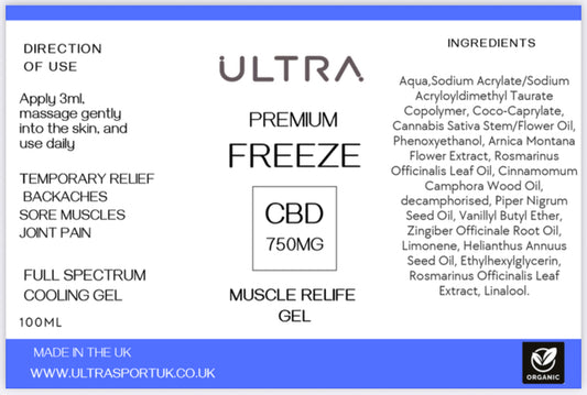 CBD Freeze Gel